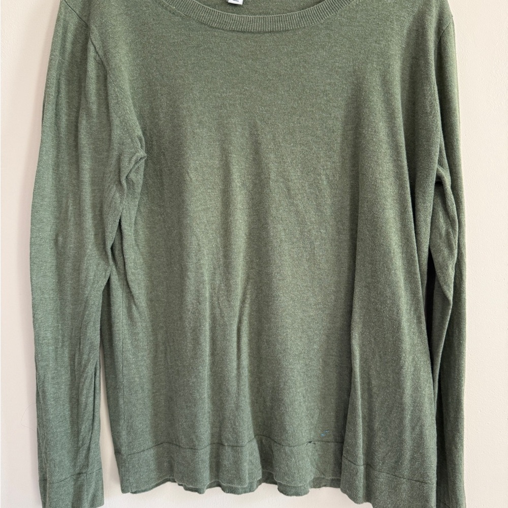 J. Crew Olive Long Sleeve Tee